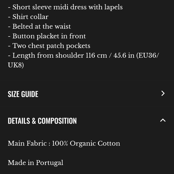 Sezane Jeannette 100% Cotton Short Sleeve Midi Dress - Picture 4 of 4